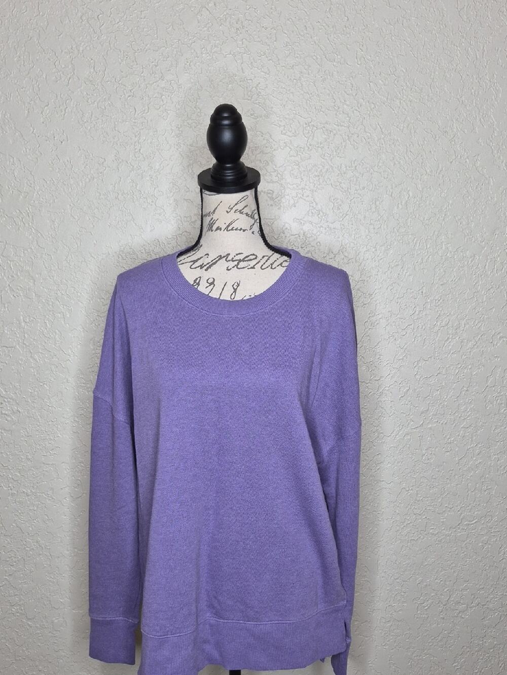 Time And Tru Top Purple Size XL (16-18)